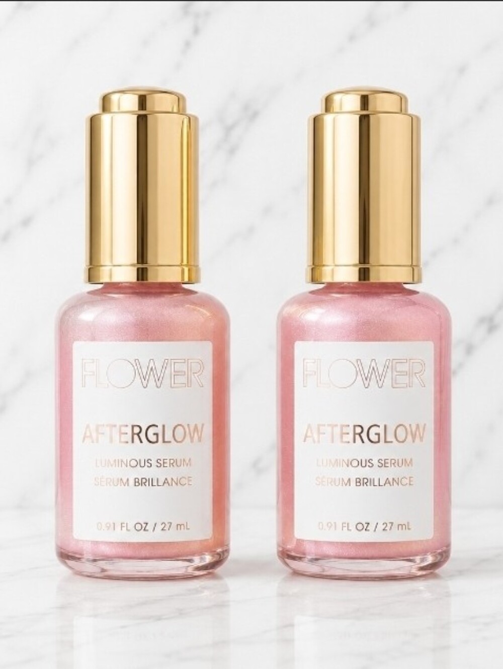 2 x Flower Beauty Afterglow Luminous Serum .91 oz/27ml each NEW!